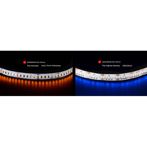 LED лента COLORS 168-3838-24V-IP33 15.7W RGB 5м (DA168RGB-24V-10mm) - фото №4