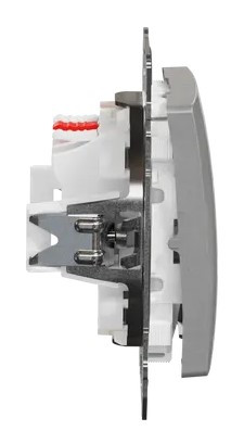 Двоклавішний вимикач Schneider Electric Sedna Design & Elements з підсвіткою алюміній SDD113105L - фото №2