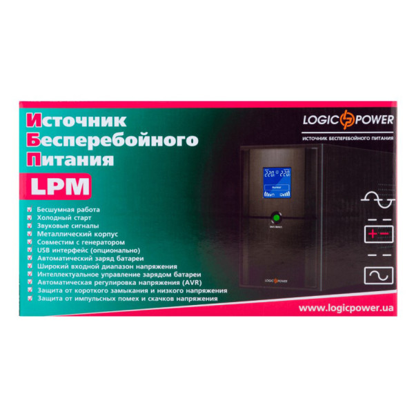 ДБЖ LogicPower LPM-UL625VA 437Вт - фото №2