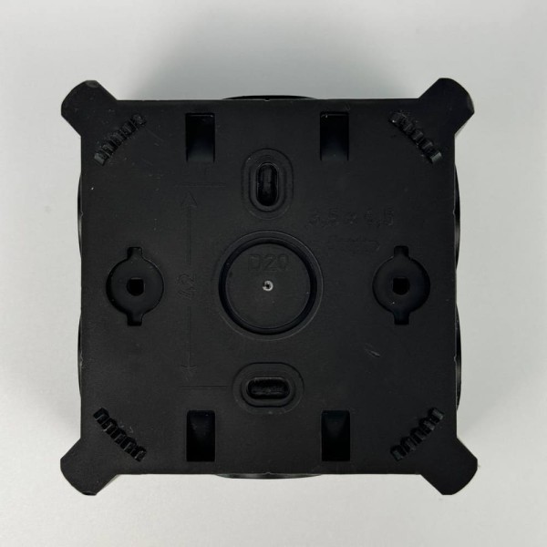 Коробка розподільча СКІМ K85B 88х88х52 чорна IP65 ( B1102007 ) - фото №8