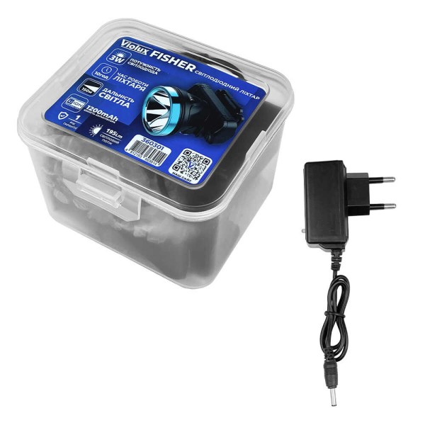 Ліхтарик FISHER LED 3W 195Lm на голову 10 год. Violux ( 360301 ) - фото №8