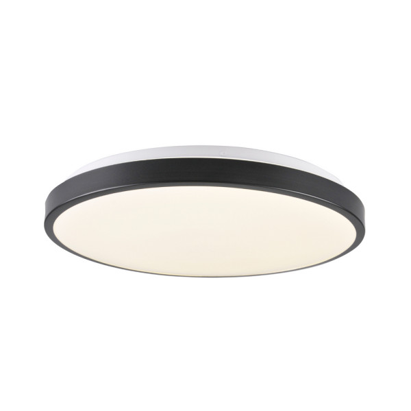 Світильник стельовий Goldlux 314925 Kern Led 1x24W 4000K 2500Lm IP20 BK - фото №1