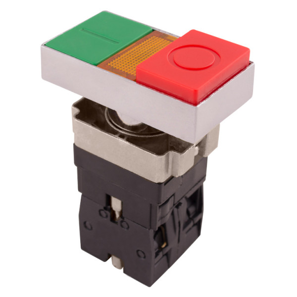 Выпуклая кнопка E.Next e.mb.bw8465 1NO+1NC с подсветкой красная (p0810121)