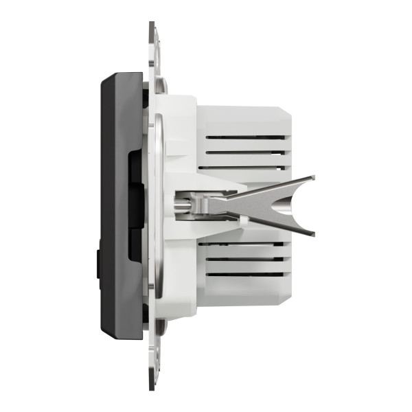 USB розетка Schneider Electric Asfora EPH2700371 USB/Type-C 2,4А антрацит - фото №2