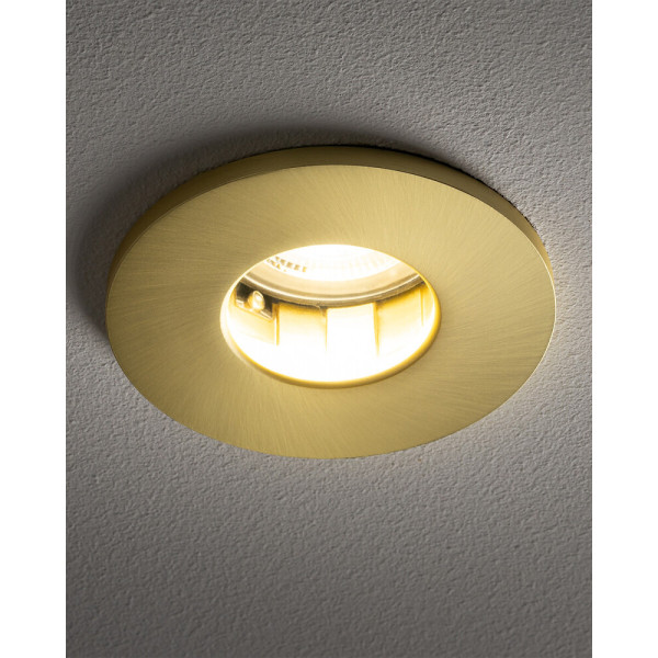 Точечный светильник Nowodvorski 10711 Acre GU10 1x15W IP44/20 латунный - фото №2