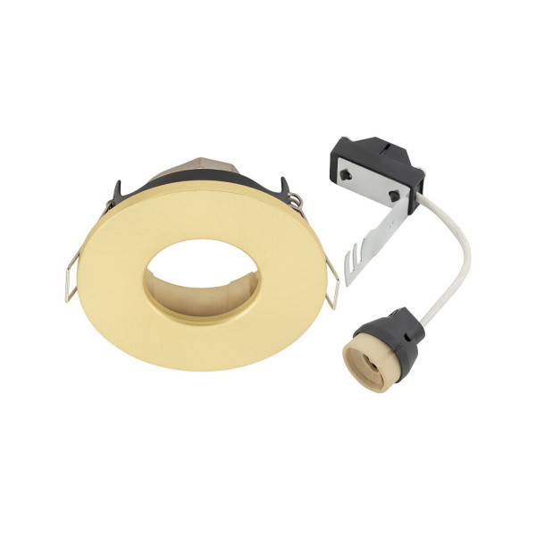 Точечный светильник Nowodvorski 10711 Acre GU10 1x15W IP44/20 латунный - фото №3