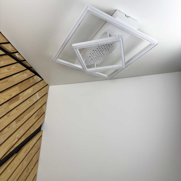 Світильник LED smart KENZO-S+пульт 100W 3000-5000K IP20 квадрат білий Violux ( 220675 )