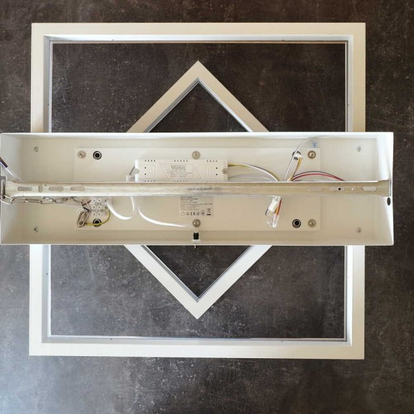 Світильник LED smart KENZO-S+пульт 100W 3000-5000K IP20 квадрат білий Violux ( 220675 ) - фото №4