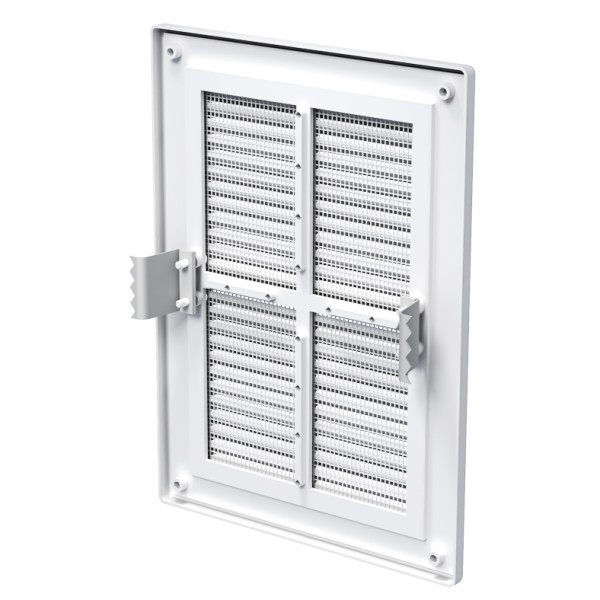 Решетка Vents МВ 125 Мс белая 182х251 - фото №1
