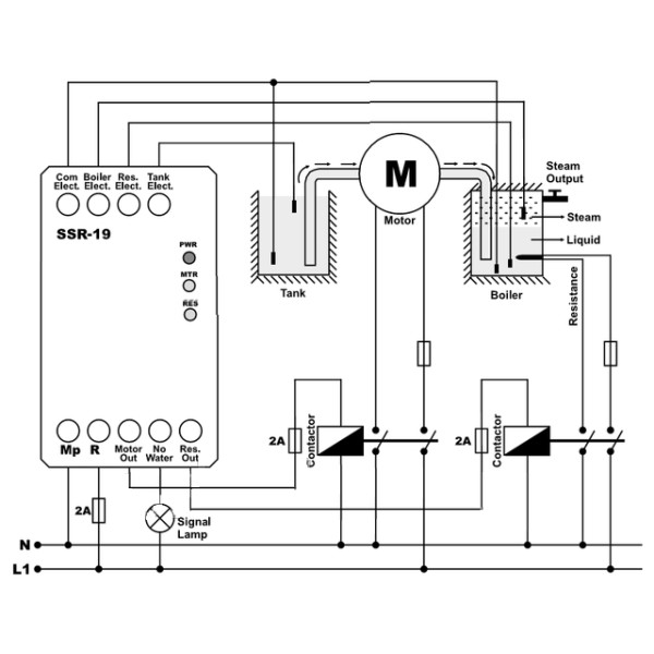 Реле контроля уровня жидкости Tense SSR-19 - фото №1