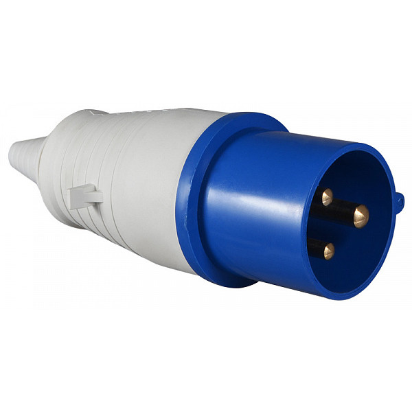 Переносная вилка Аско-Укрем ВП 2Р+РЕ 16А/3 (013) (A0080010001) - фото №1