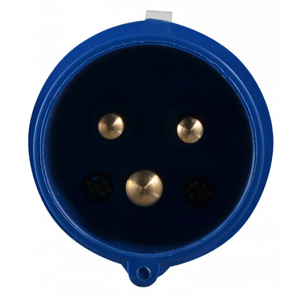 Переносная вилка Аско-Укрем ВП 2Р+РЕ 16А/3 (013) (A0080010001) - фото №2