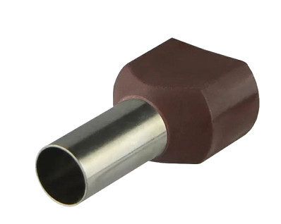 Втулочный наконечник TNSy TE1508 100шт коричневый (TNSy5500129)