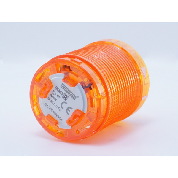 Жовтий сигнальний модуль Emas IKM5S Ø50мм (порожній) - фото №6