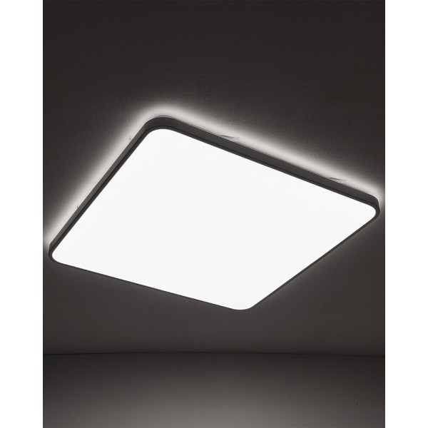 Потолочный светильник Nowodvorski 10993 Agnes Square LED Pro 1x64W 3000K 6100Lm IP44 белый - фото №1