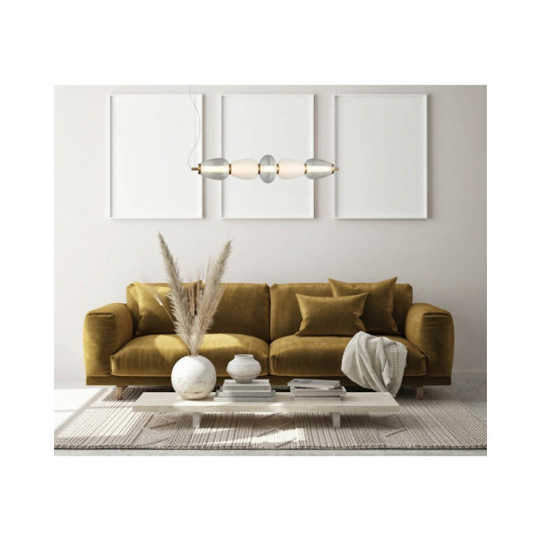 Подвесной светильник, люстра Italux PND-74937-5-BK Gastel Led 5x22W 3000K 1500Lm IP20 Белый - фото №1