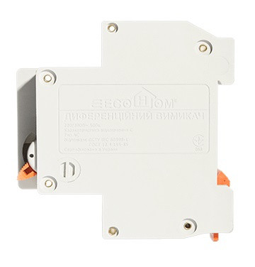 Выключатель дифференциального тока ECOHOME ДВ 1Р+N 20A 30мА (ECO030010002) - фото №3