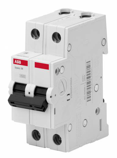 Автоматичний вимикач ABB BASIC M 2Р 10А 4,5kA