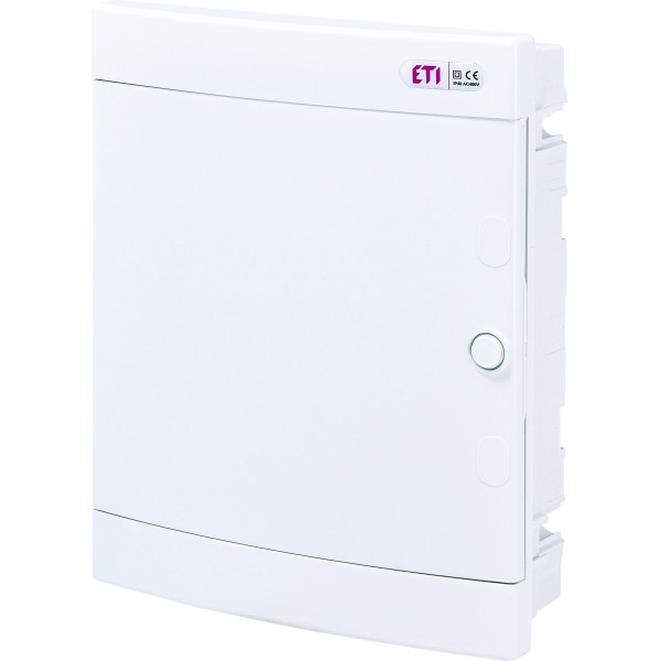 Вбудований щиток ETI 001101016 ECМ 24PO 24 М з білими дверцятами - фото №1
