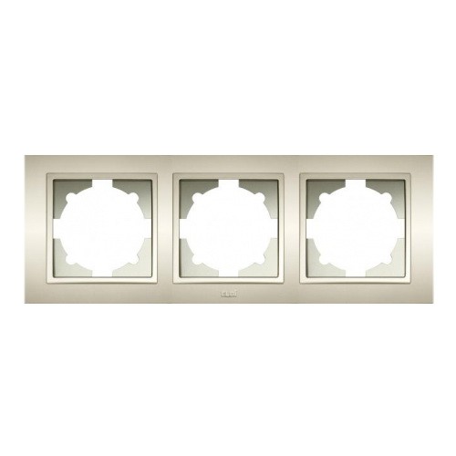 Рамка ELBI ZENA Silverline титан 3-я (500-011400-227)