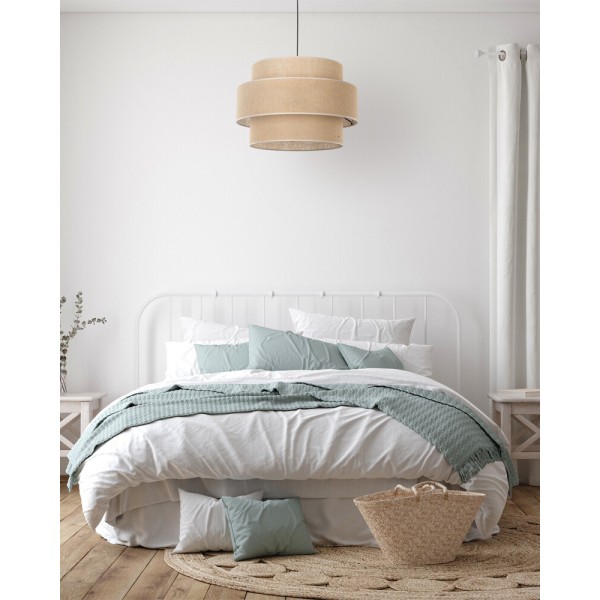 Підвісний світильник, люстра TK Lighting 5419 Calisto E27 1x15W IP20 бежевий - фото №1