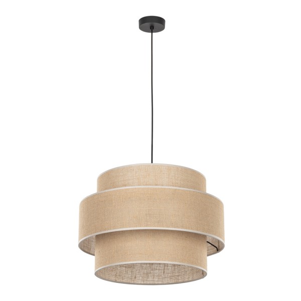 Підвісний світильник, люстра TK Lighting 5419 Calisto E27 1x15W IP20 бежевий - фото №4