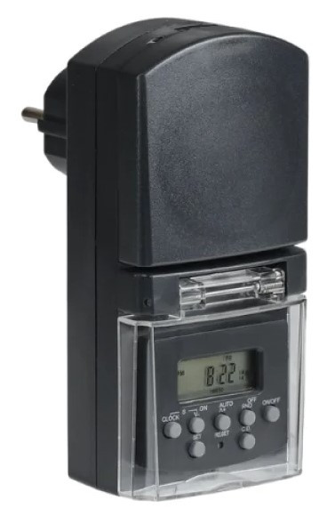 Розетка-таймер UEC РТЭ-3 1мин-7дней 140on/off 16А IP44