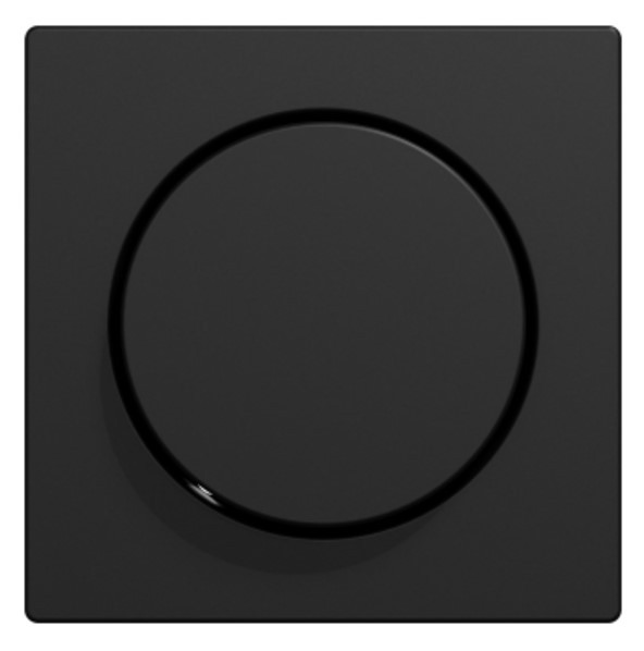 Центральная панель светорегулятора Merten System M, MEG5250-0403 черная матовая - фото №2