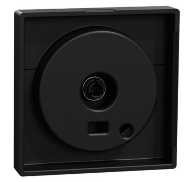 Центральная панель светорегулятора Merten System M, MEG5250-0403 черная матовая - фото №3