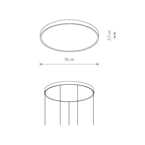 Основание для светильника Nowodvorski 12070 Cameleon Canopy H 25W IP20 бежевое - фото №1