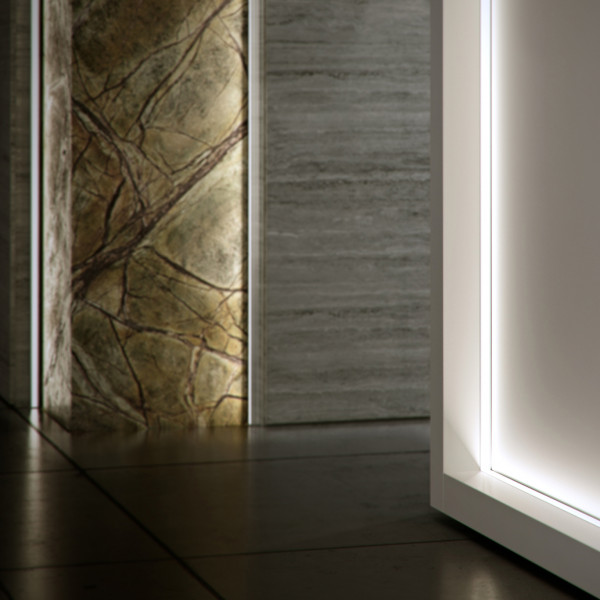 Профіль для світлодіодної стрічки Lumines G срібло - фото №3