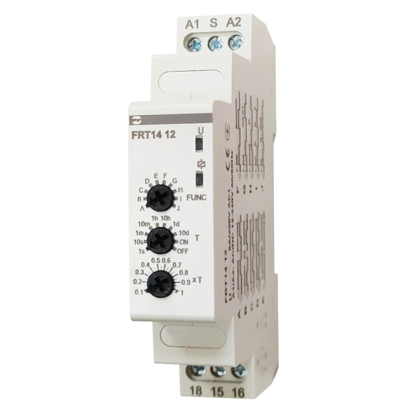 Багатофункціональне реле часу Promfactor FRT14 12 12-240В AC/DC