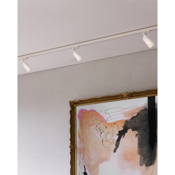 Трековий світильник Goldlux 327680 London GU10 1x10W IP20 білий - фото №2