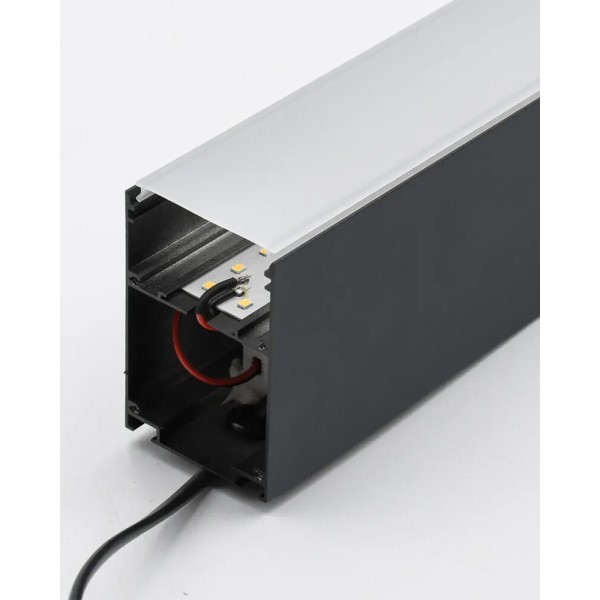 Лінійний LED світильник Oledim 7771102 6050B 1x28W 3000K/4000K/6000K 90Lm IP20 чорний - фото №1