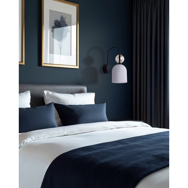 Бра, настінний світильник TK Lighting 11587 Sophia E14 1x10W IP20 бурштиновий - фото №3