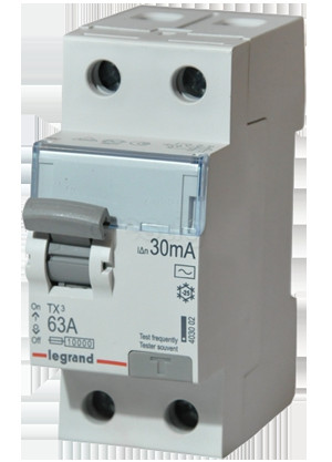 ПЗВ Legrand (403002) TX3 1Р+N 63A 30мА AC
