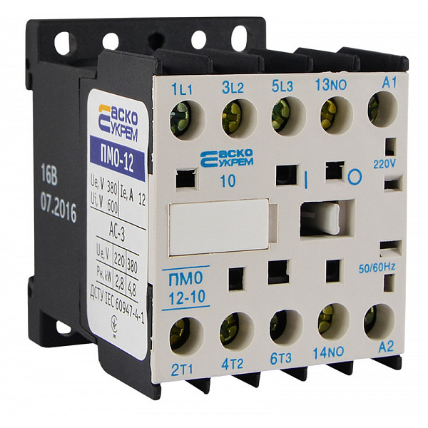 Мініконтактор Аско-Укрем ПМ 0-12-10 M7 220В LC1-K1210 (A0040010041)