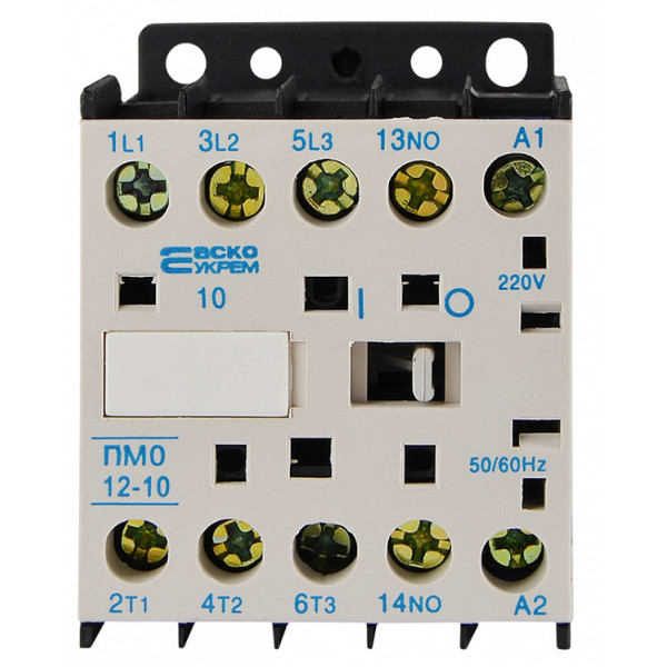 Мініконтактор Аско-Укрем ПМ 0-12-10 M7 220В LC1-K1210 (A0040010041) - фото №1