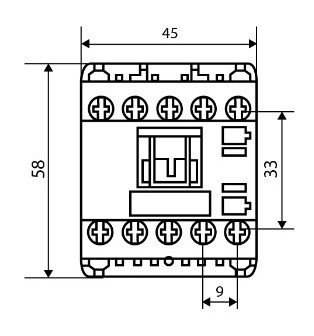 Мініконтактор Аско-Укрем ПМ 0-12-10 M7 220В LC1-K1210 (A0040010041) - фото №3