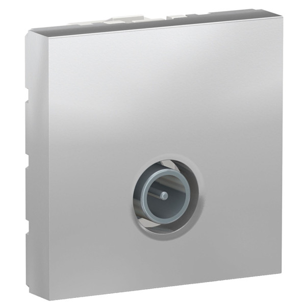 Одинарная TV розетка Schneider Electric NU346230 2М (алюминий)