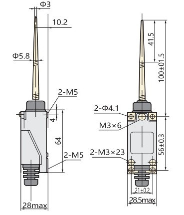Универсальний кінцевий вимикач Chint YBLX-ME/8166 (443030) - фото №1