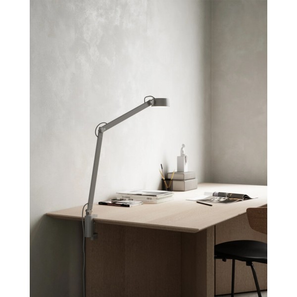 Настільна лампа Nordlux 2120405010 Nobu LED 1x6W 2700K 600Lm IP20 сіра - фото №3