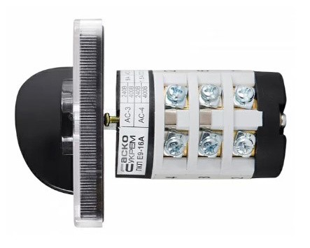 Пакетный переключатель Аско-Укрем ПКП Е9 4.88 A0110010008 (измерение напряжения) - фото №1