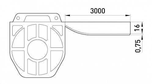 Сталева бандажна стрічка 16х0, 75мм, 30м - фото №1