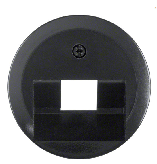 Центральная панель для розетки UAE черная Berker 1930