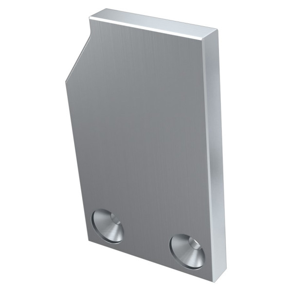 Заглушка Lumines для типа I10 без отверстия правая серебро