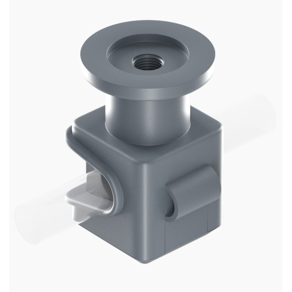 Держатель Leo Lightman Сlip М6 Pa серый (301069) - фото №2