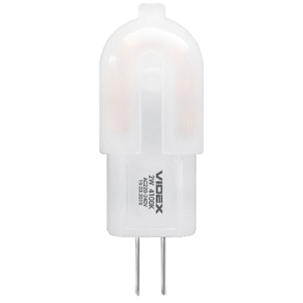 Світлодіодна лампа Videx G4e G4 2Вт 4100K (VL-G4e-02224)