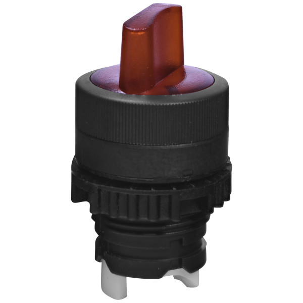 Переключатель ETI NSE-S2I-F90-R с фиксацией и подсветкой 0-1 (4774090)