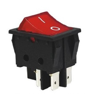 Переключатель TNSy KCD2-201 R/B красный (TNSy5500766)